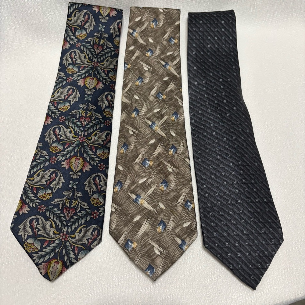 Stafford 3 Silk Neckties